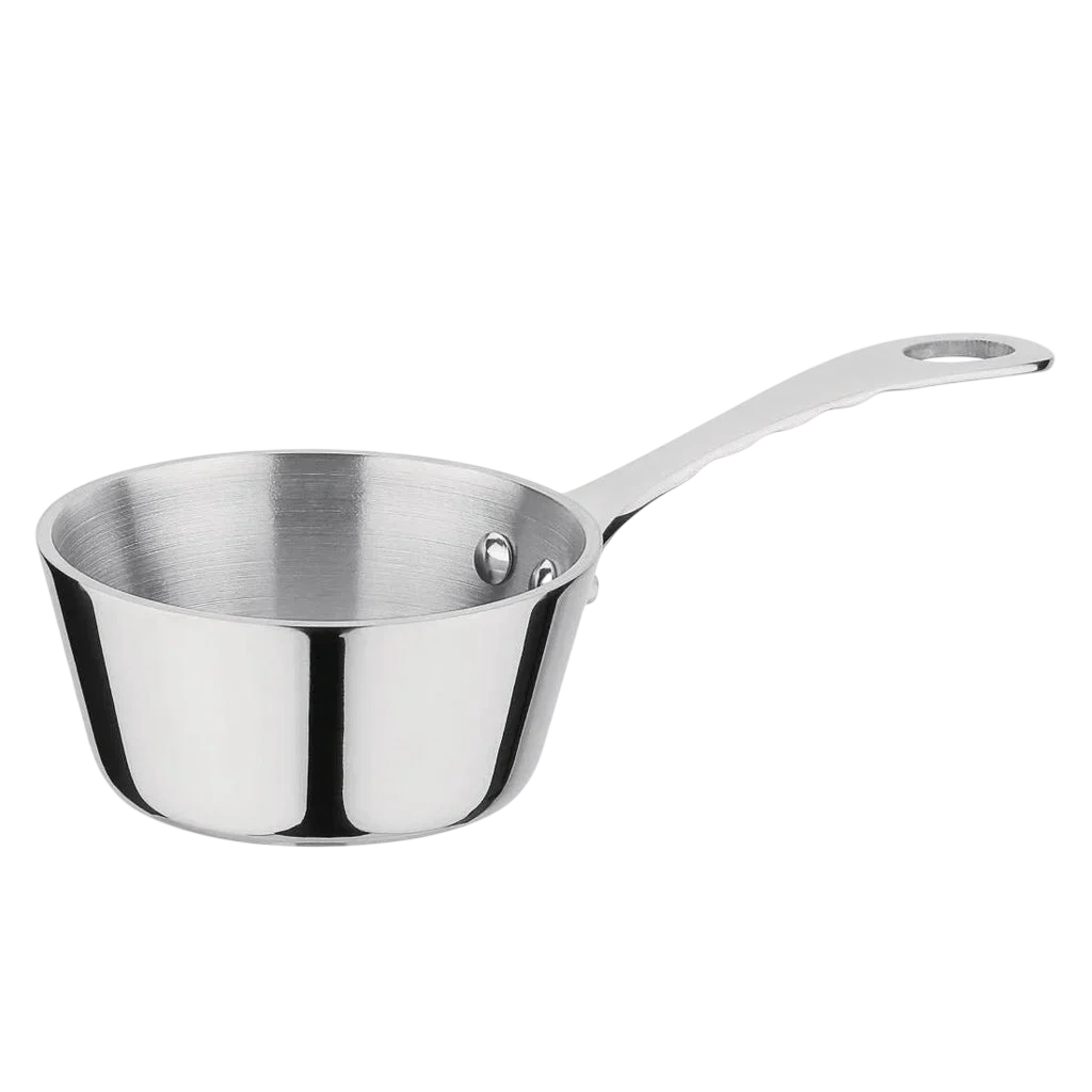 Vogue GG760 Stainless Steel Mini Gravy Pan 80mm – 150ml commercial kitchen equipment