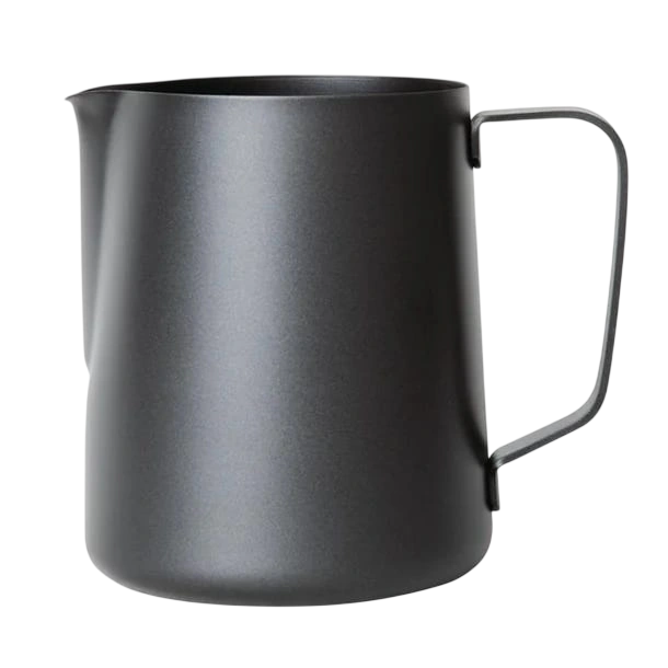 Olympia CM608 Black Non-Stick Milk Frothing Jug – 900ml commercial kitchen equipment