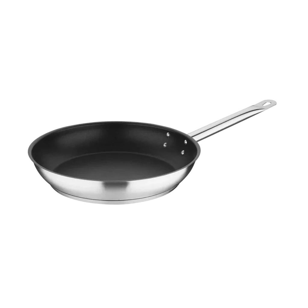 Vogue Stainless Steel Non-Stick Teflon Platinum Plus Frying Pan – 280mm | Induction Compatible commercial kitchen equipment