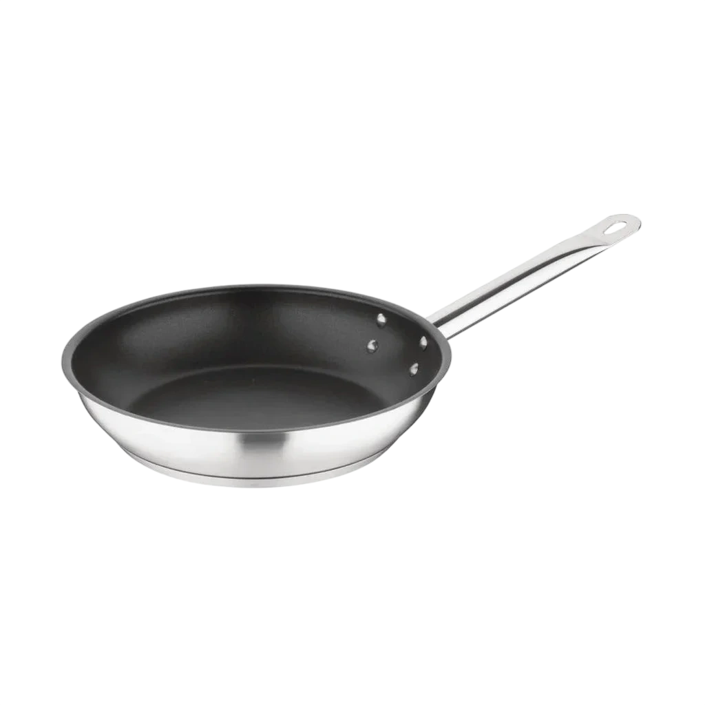 Vogue FC096 Stainless Steel Non-Stick Frying Pan – 240mm Platinum Plus commercial kitchen equipment