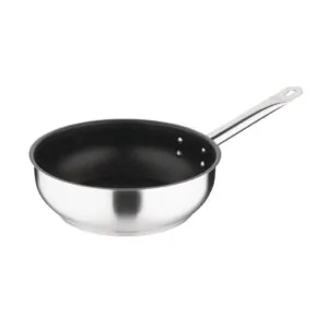 Vogue FC099 stainless steel non-stick sauté pan 240mm, Teflon Platinum Plus, induction compatible – Australia