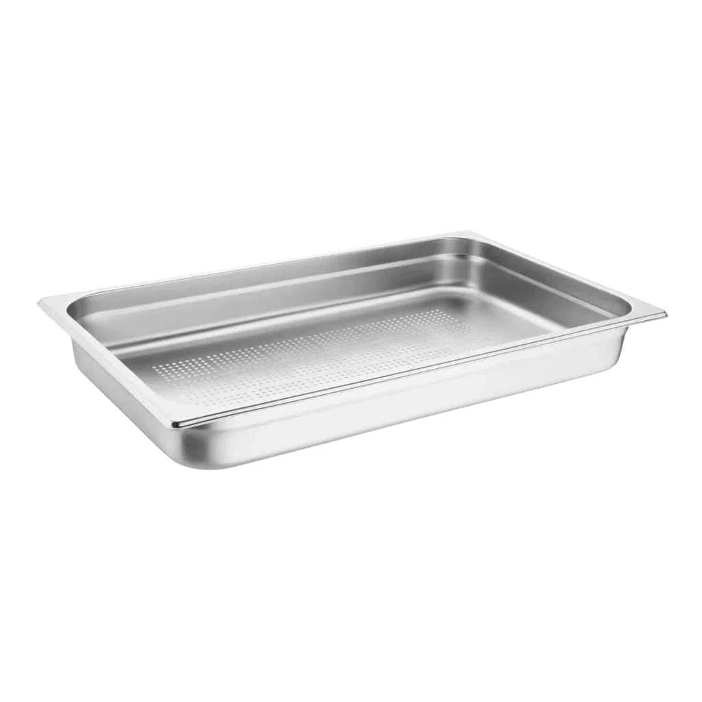 Vogue Heavy Duty St/St Perforated - GN 1/1 65mm commercial kitchen equipment
