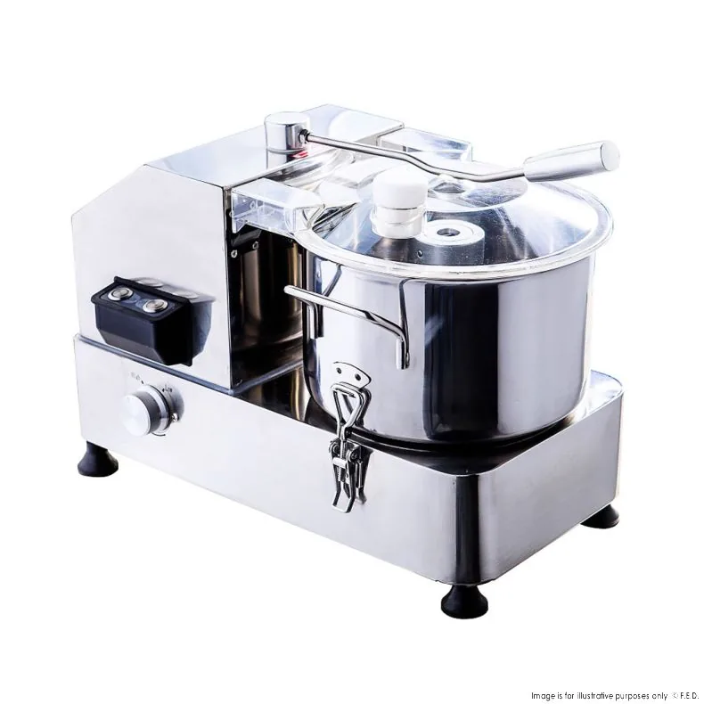 Yasaki HR-6 Compact Food Processor – 6L Stainless Steel Bowl