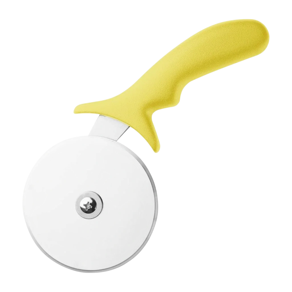 Hygiplas Pizza Wheel Yellow - 102mm 4" commercial kitchen equipment