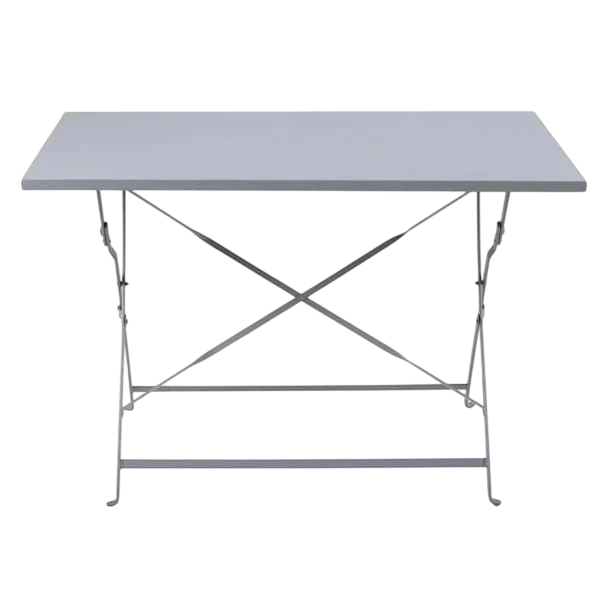 Bolero CH969 Pavement Style Folding Table Grey – 1100×700mm commercial kitchen equipment