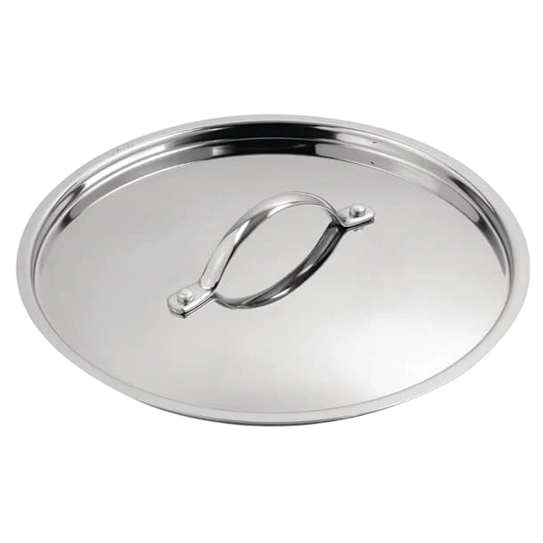 Vogue Y425 Tri-Wall Stew Pan Lid 240mm – Stainless Steel & Aluminium commercial kitchen equipment