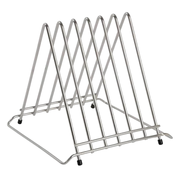 Hygiplas J027 Stainless Steel Triangle Chopping Board Rack – 6×30mm Slots commercial kitchen equipment