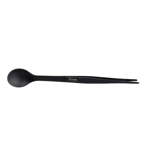Ambrogio Sanelli A1154017B Chef Tasting Spoon & Tweezers 17cm – Black commercial kitchen equipment