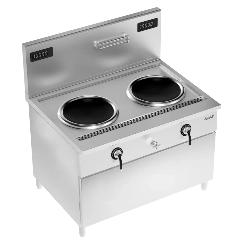 Electmax IWOK-2 Commercial Induction Double Wok – 30 kW