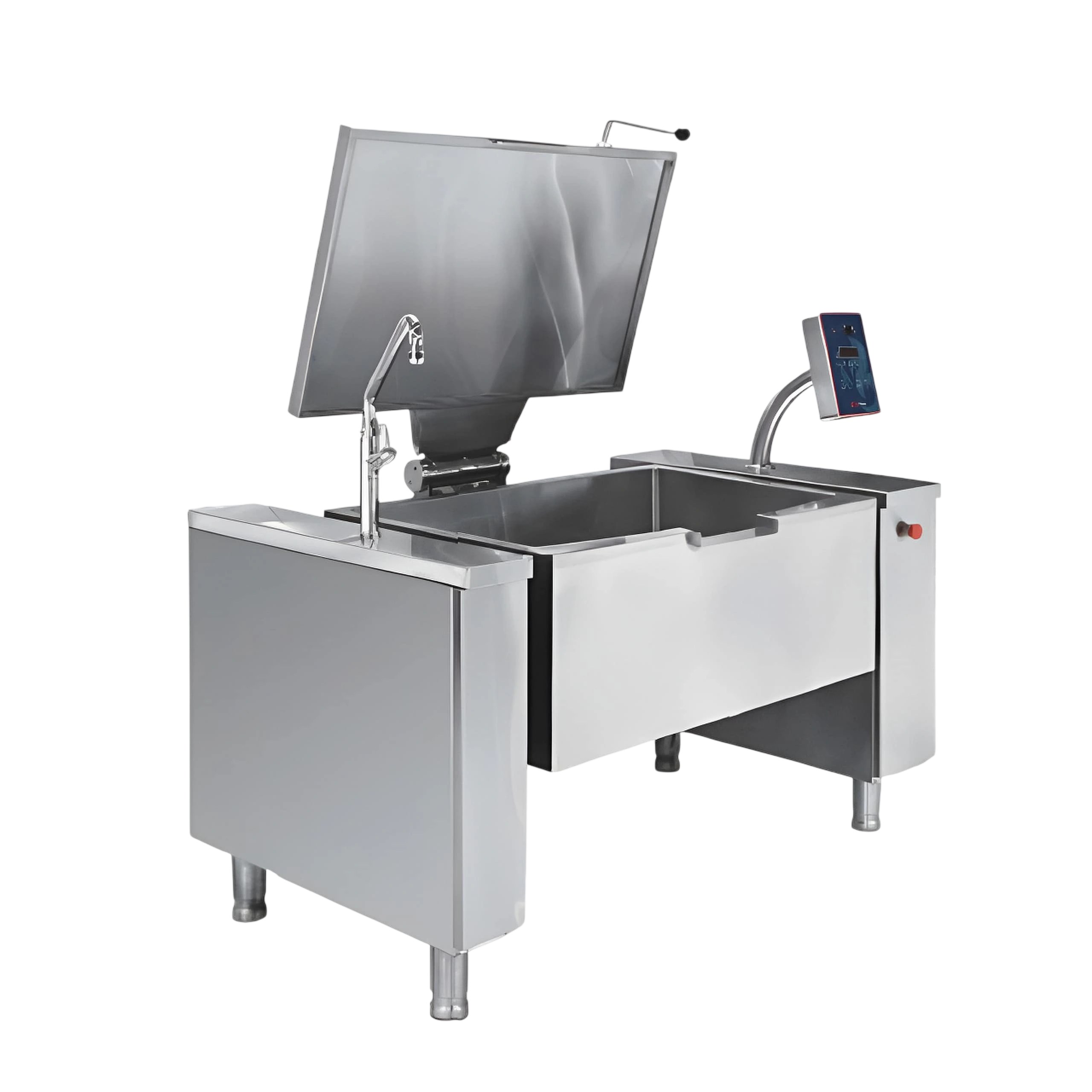 Ecoinduct JG80BU Electric Tilting Boiling Bratt Pan – 12 kW SUS304