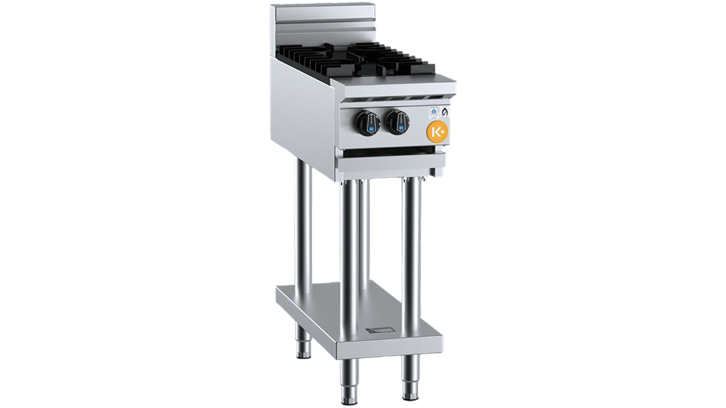 B+S K+ Series KBT-SB2 Two Burner Boiling Top on Stand – 60 MJ/h commercial kitchen equipment