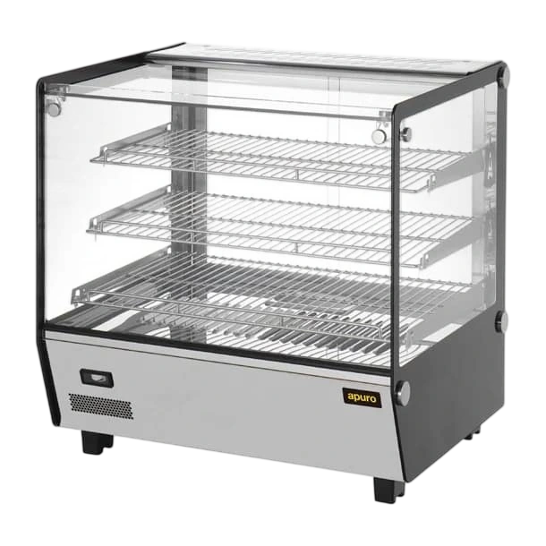 Apuro HW923-A 120L Square Countertop Heated Display Merchandiser – 678mm commercial kitchen equipment