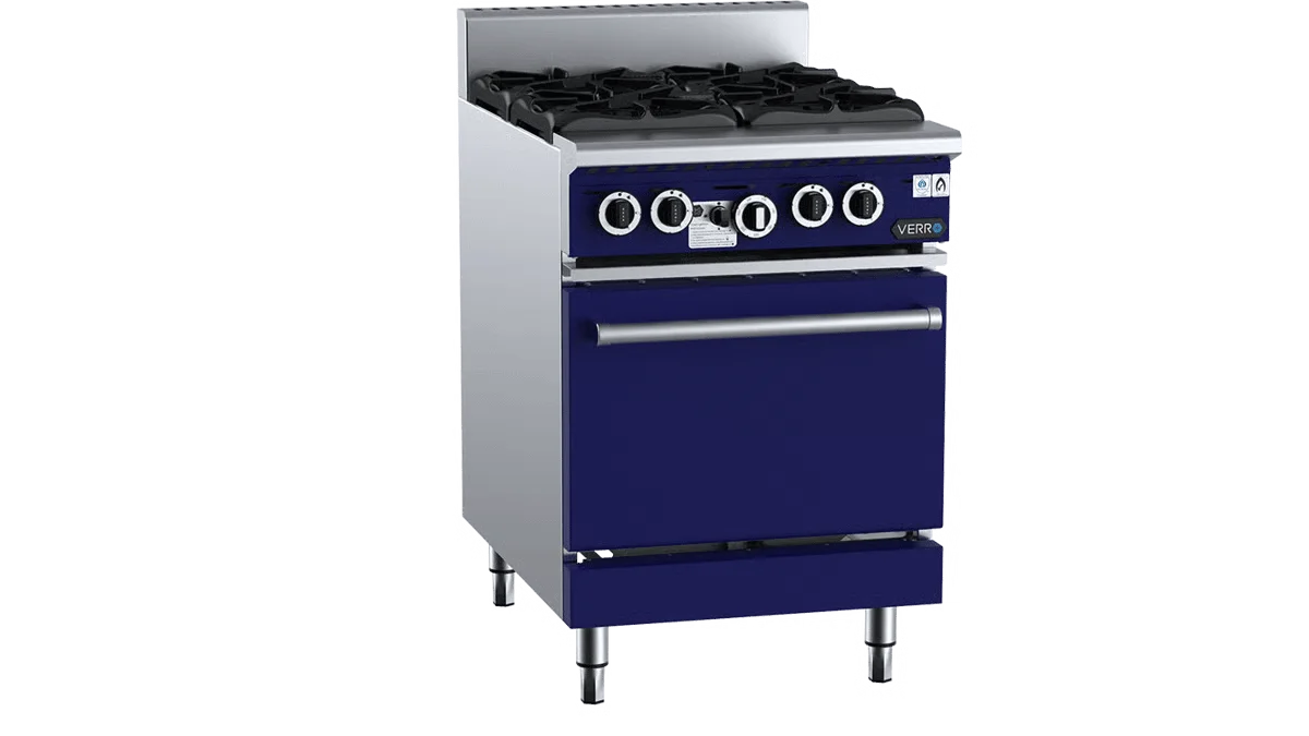 VERRO VOV-SB4 Four Burner Oven – 600mm Gas Range commercial kitchen equipment