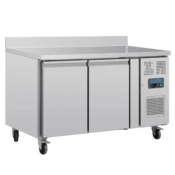 Polar UA064-A U-Series Double Door Counter Fridge with Upstand – 282L commercial kitchen equipment