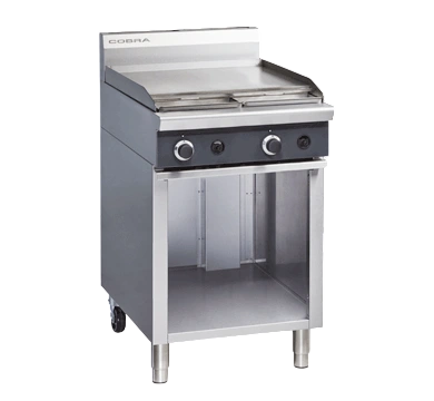Cobra C6B 600mm Griddle Gas Cooktop – Open Cabinet Base commercial kitchen equipment