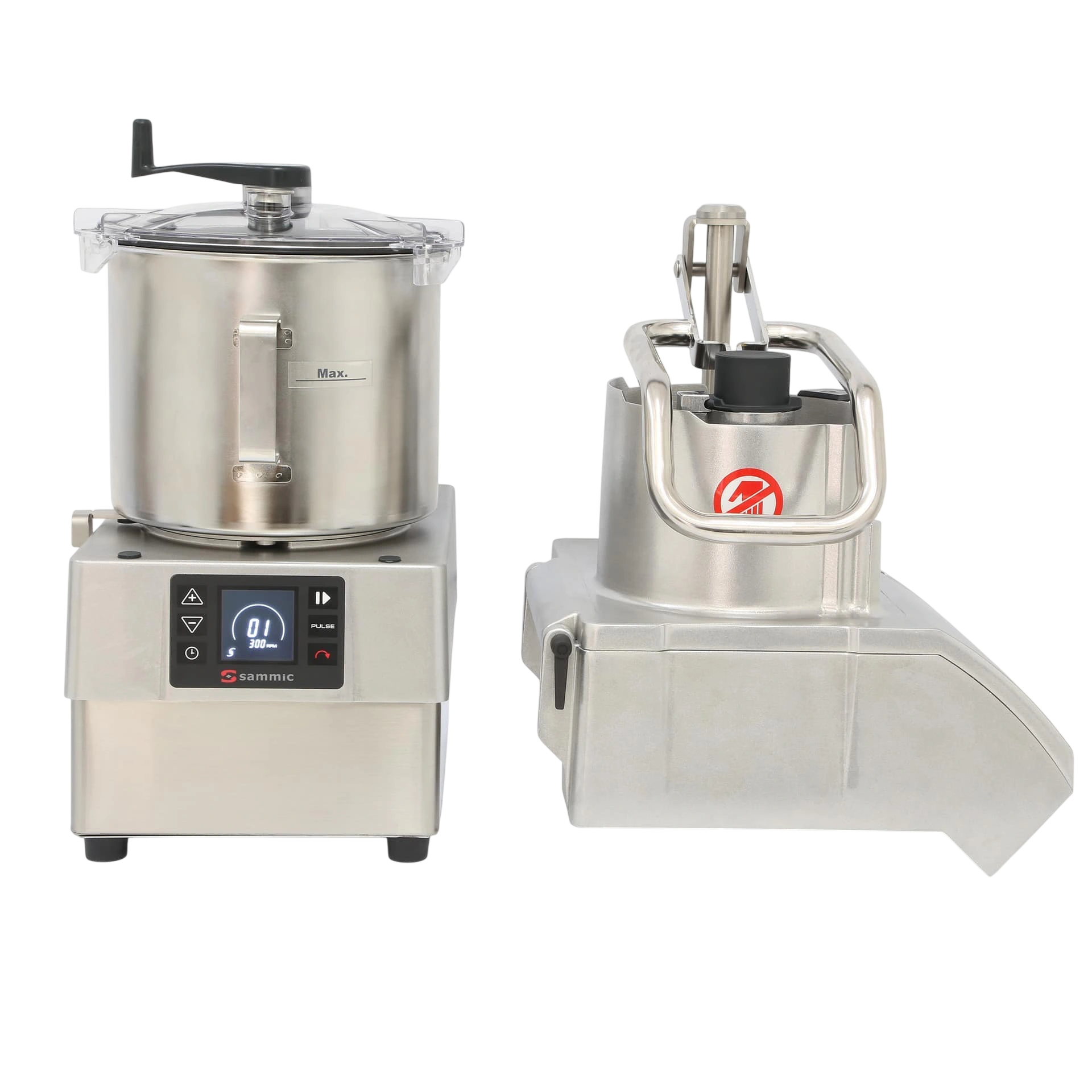 Sammic CK-48V *3 blade set commercial food-preparation machine bundle with three customer-selected blades