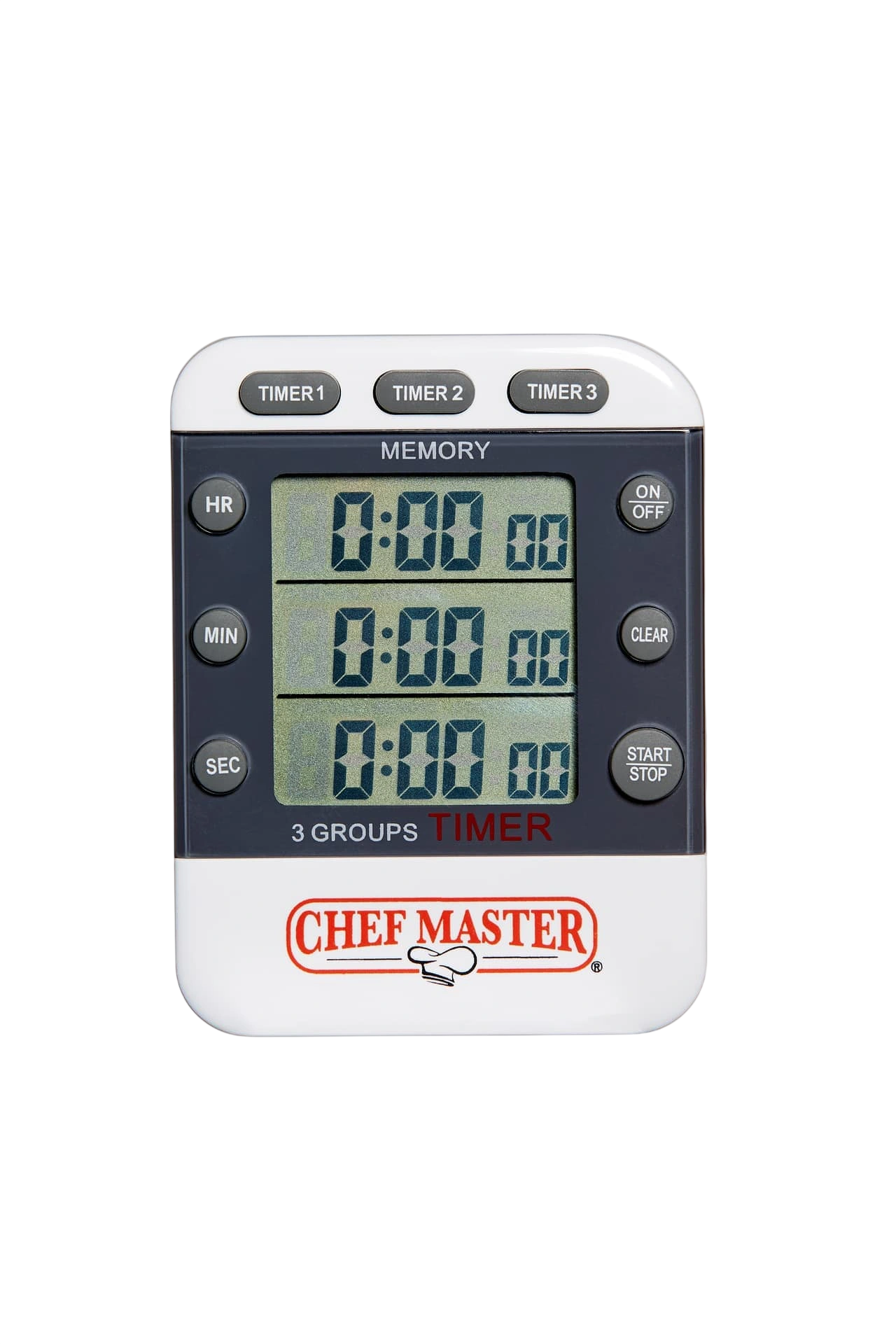 Chef Master 90271 3 Stage Memory Timer with Clip commercial kitchen equipment
