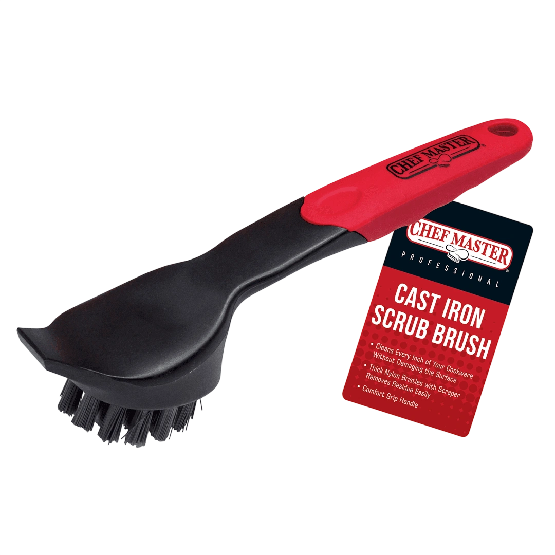 Chef Master 90058 Kitchen Utensils | Cast Iron Scrub Brush commercial kitchen equipment