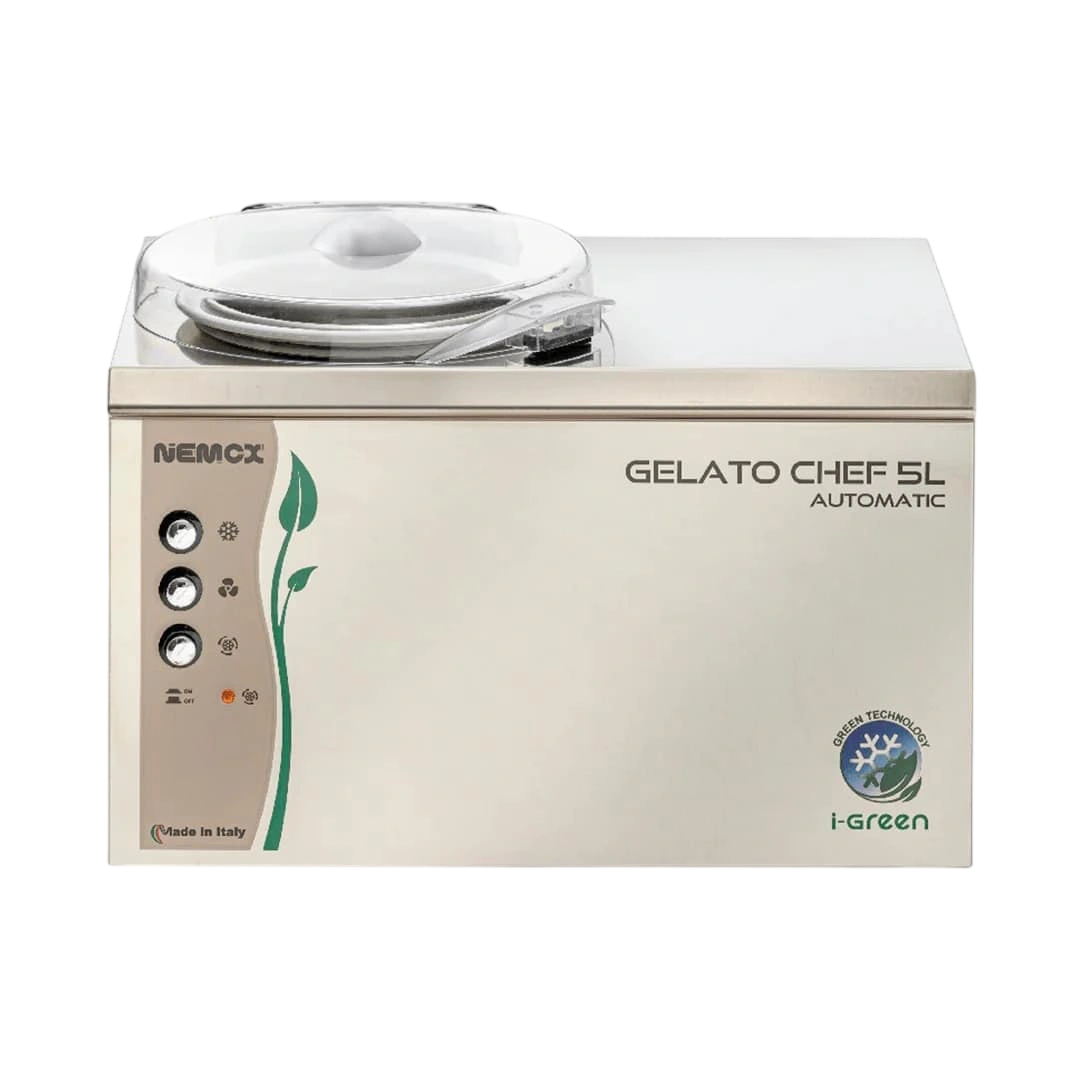 Nemox GELATO CHEF 5L AUTO I-GREEN Benchtop Ice Cream Maker – 250 W, 65 rpm commercial kitchen equipment