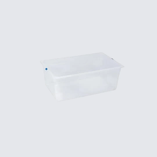 Kitchen Knock 075974 Gastronorm Pan - PolyPropylene 1/2 - with Lid / 150mm