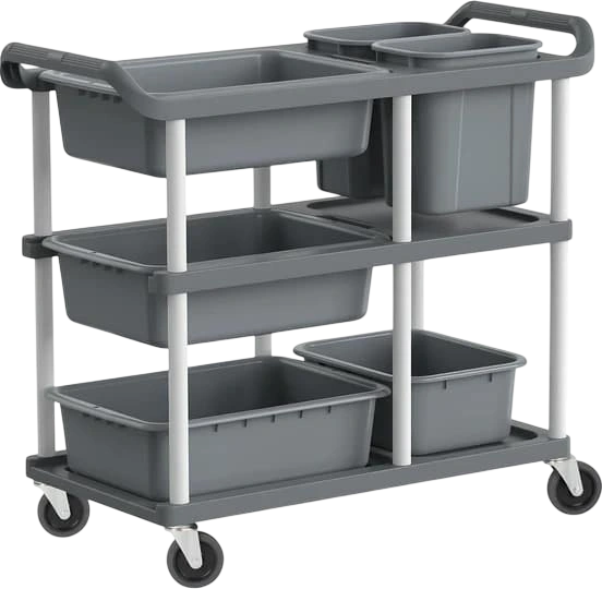 Kitchen Knock 426028 Commercial Serving Trolley – 3 Tier Utility Cart commercial kitchen equipment