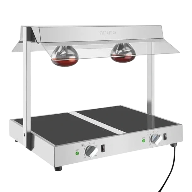 Apuro HT760-A Food Warmer with Gantry – 2× GN 1/1