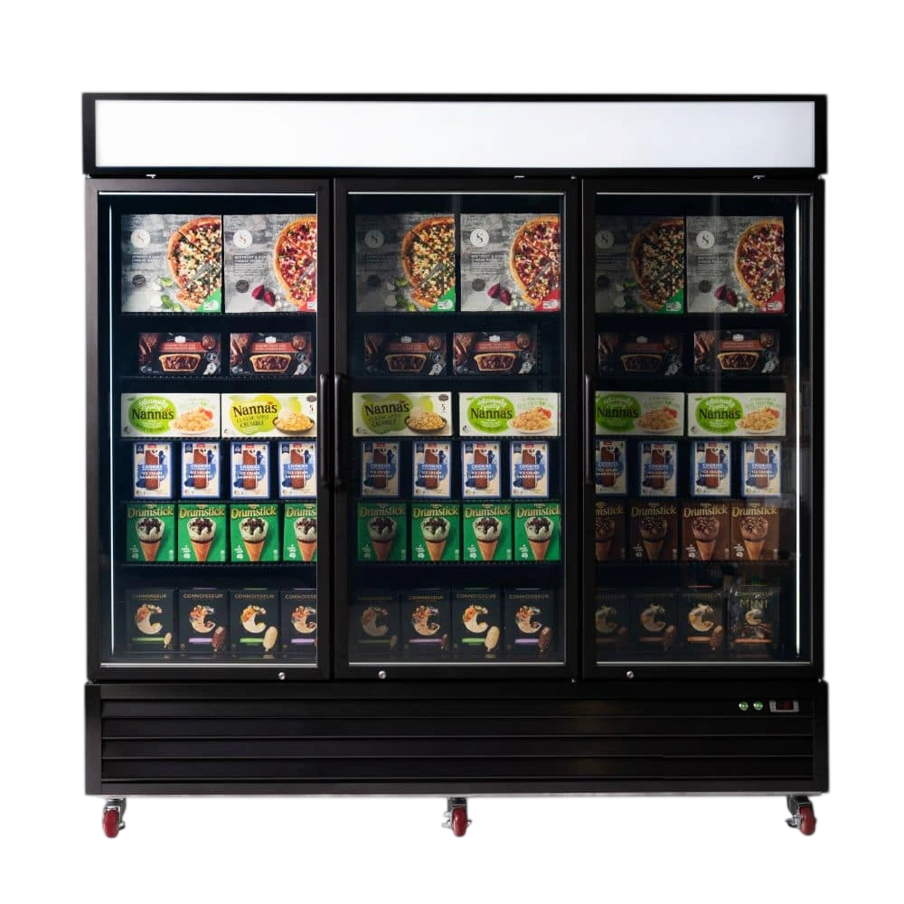 Bromic 3736265-NR UF1980GDL-NR Upright Display Freezer 1980L – 2050mm