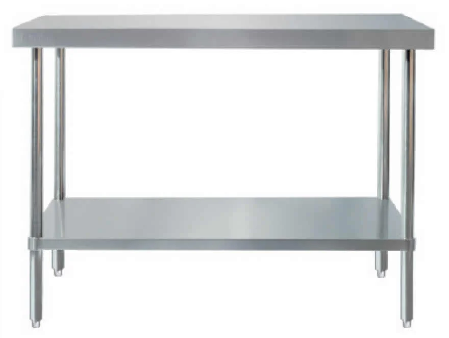 Mixrite WTS606 Stainless Steel Workbench – 600×600mm, Flat Top