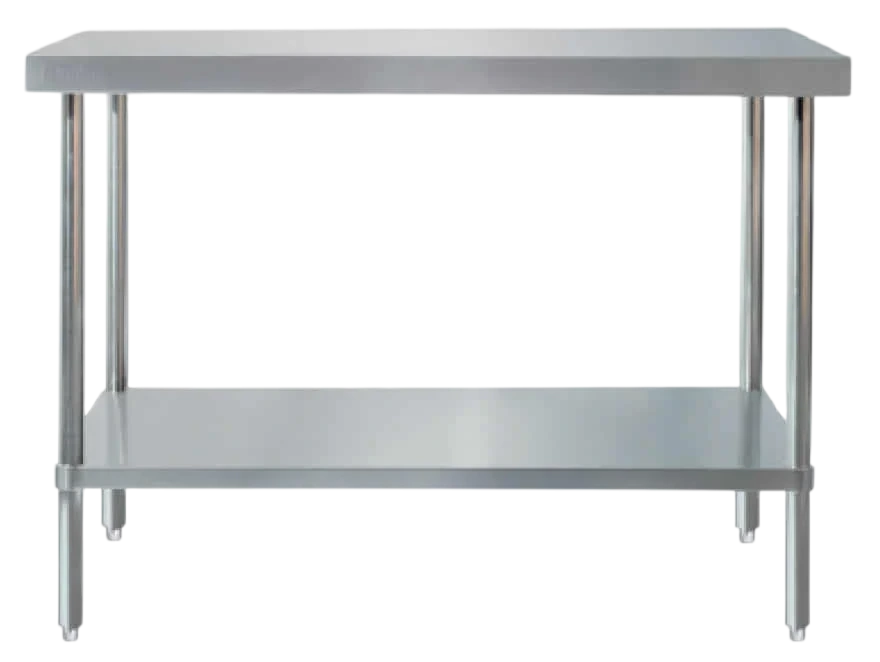 Mixrite WTS606 Stainless Steel Workbench – 600×600mm, Flat Top