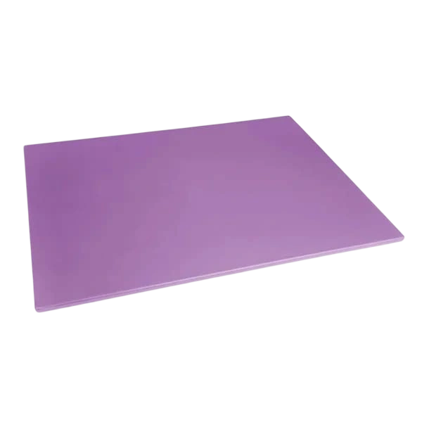 Hygiplas FX108 Low Density Chopping Board – Purple 600×450×10mm commercial kitchen equipment