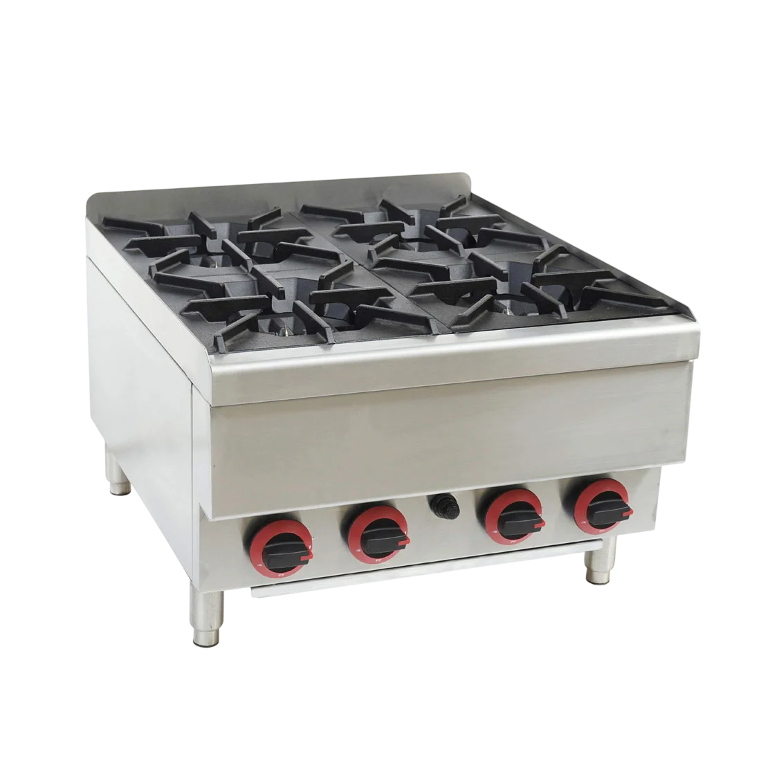 JUS-TR-4 GASMAX Benchtop Natural Gas 4 Burner Cooktop commercial kitchen equipment