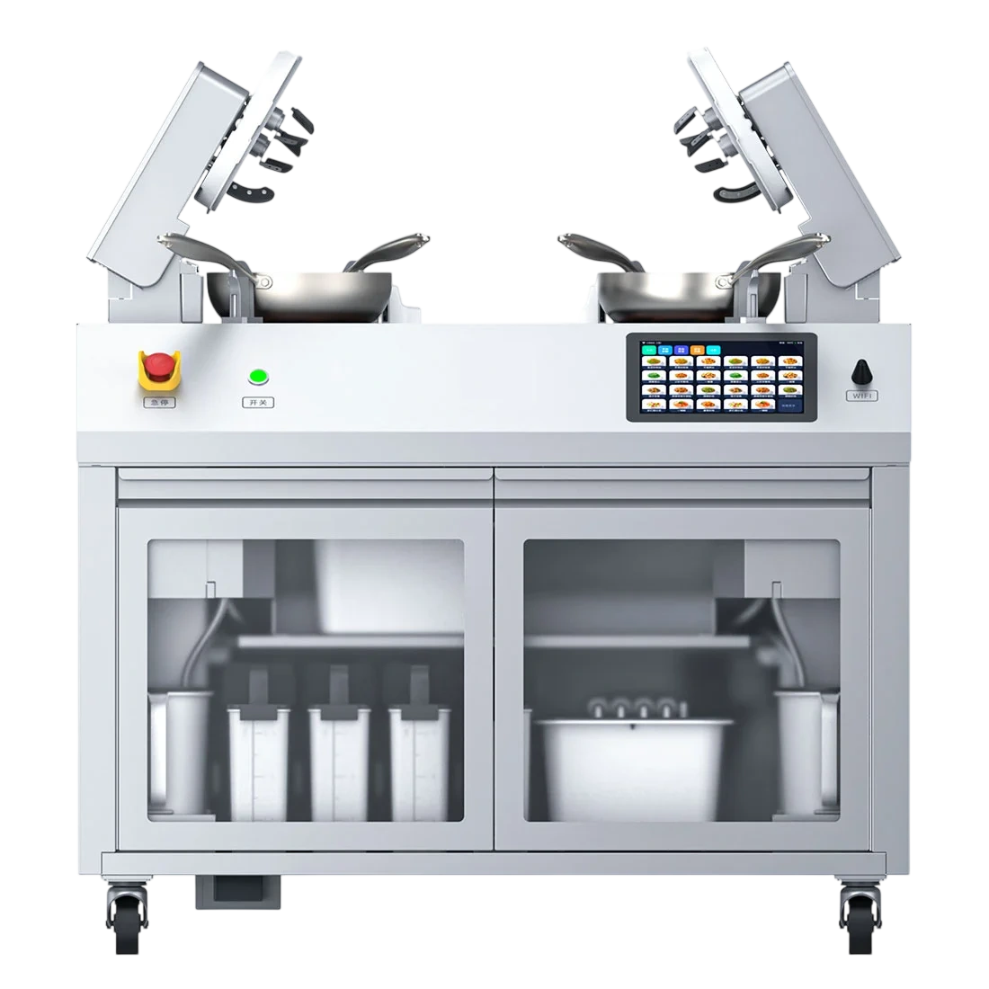 RoboChef MSS400PRO four-pot commercial cooking robot