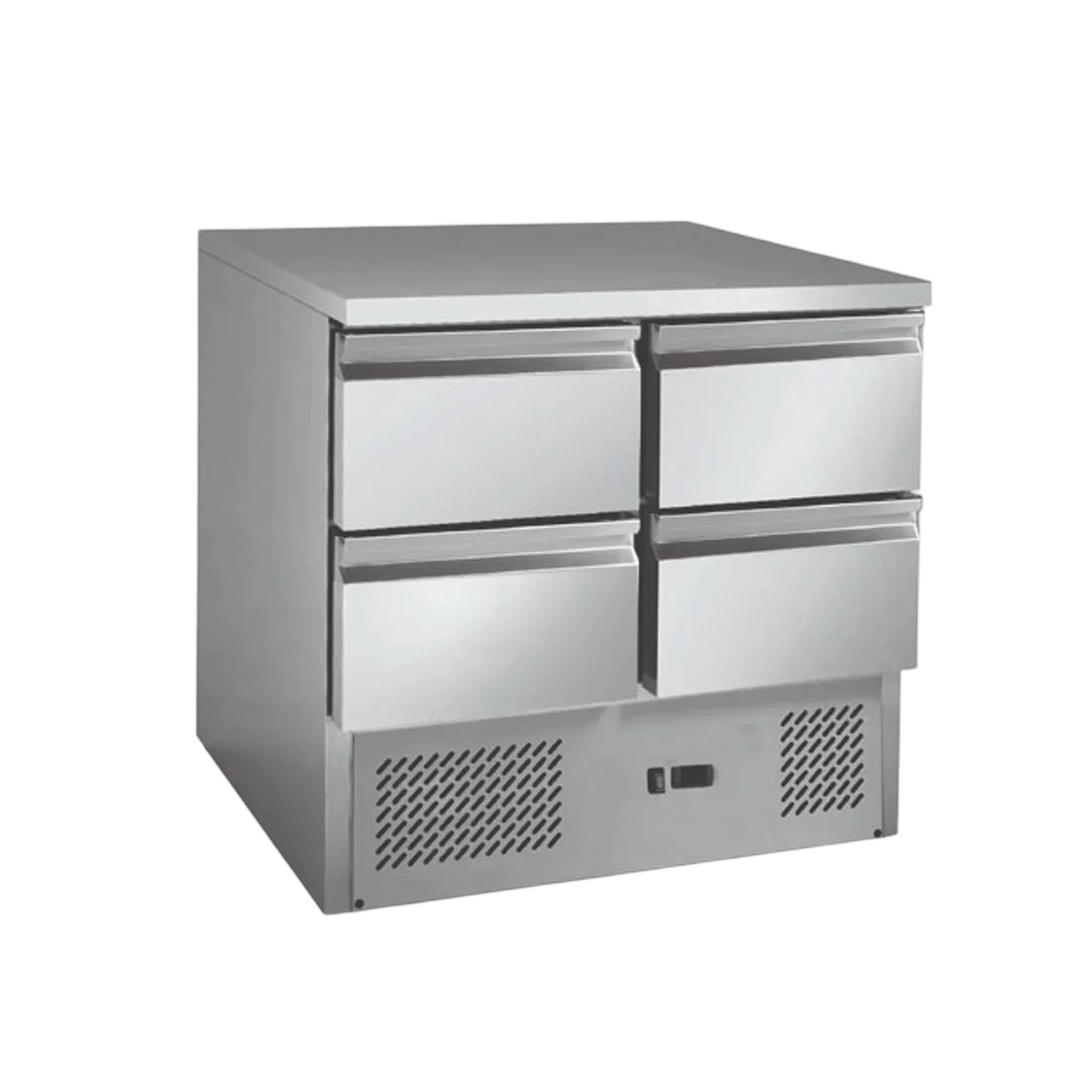 Thermaster GNS900-4D steel 4-Drawers Compact Workbench Fridge