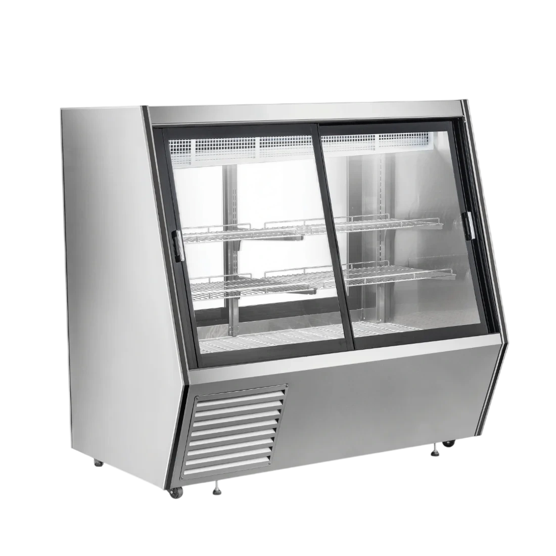Bonvue AMS-15DD dual-access refrigerated deli display