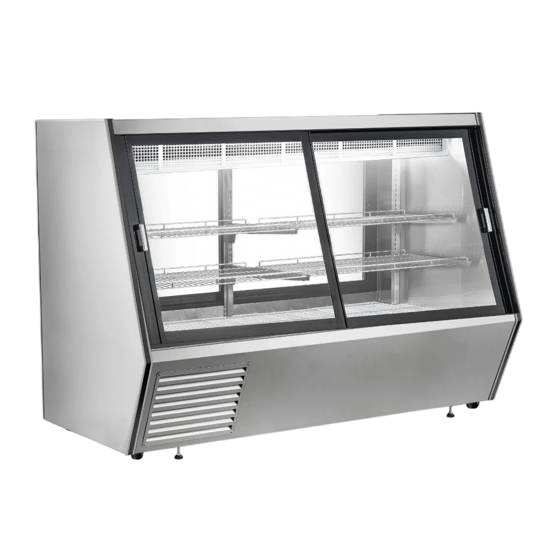 Bonvue AMS-21DD Dual-Access Deli Display – 1443L, 2123mm