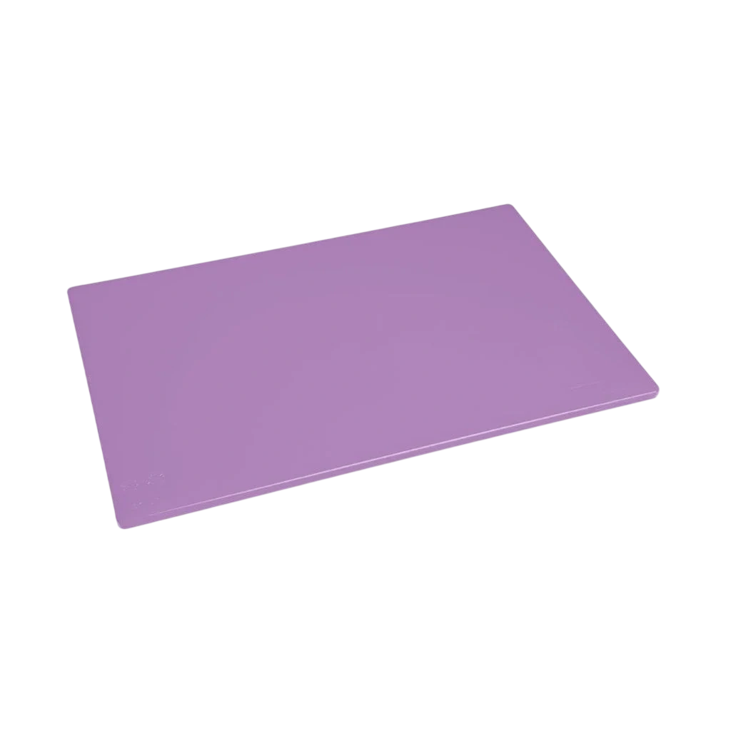 Hygiplas Antibacterial Low Density Chopping Board Purple - 450x300x10mm commercial kitchen equipment