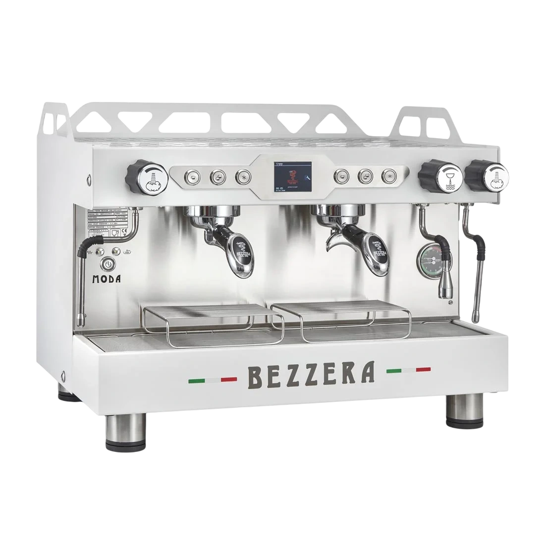 Bezzera BZMODAPID2W Moda PID 2-Group Espresso Machine – 11L, White