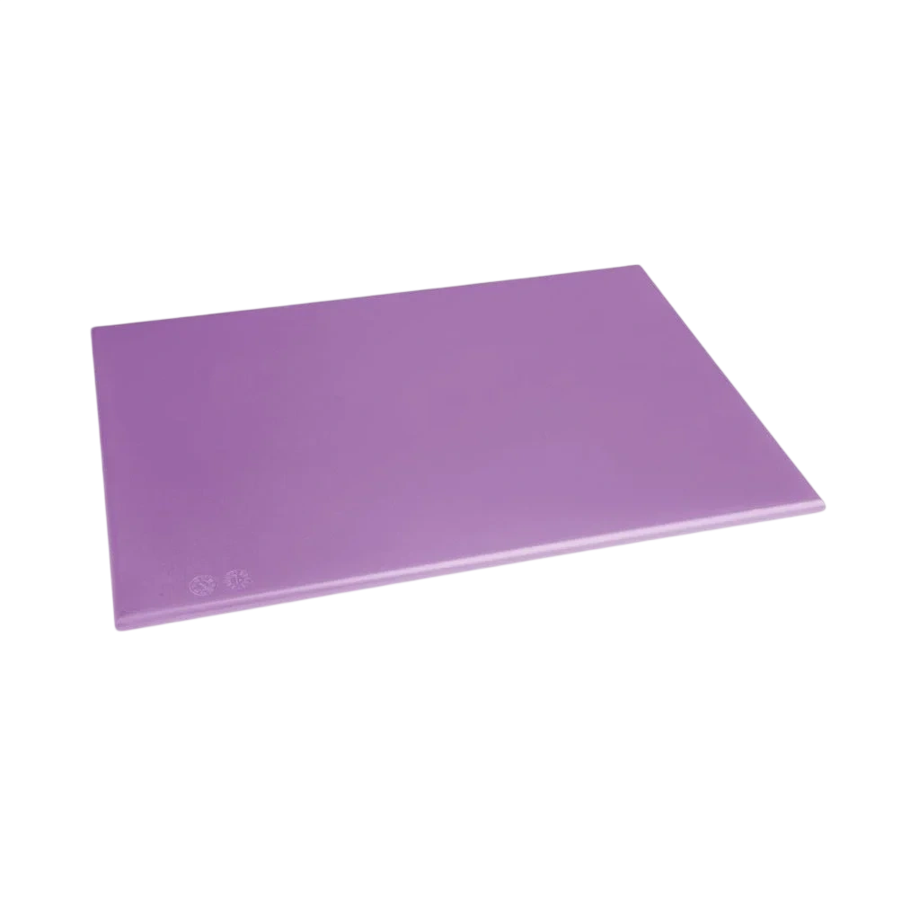 Hygiplas Antibacterial High Density Chopping Board Purple - 450x300x10mm commercial kitchen equipment