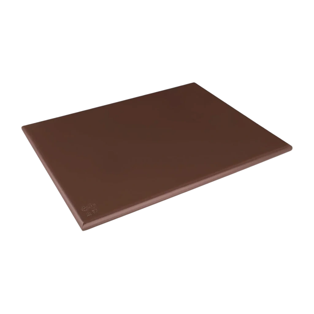 Hygiplas Extra Thick Low Density Chopping Board Brown - 600x450x20mm commercial kitchen equipment