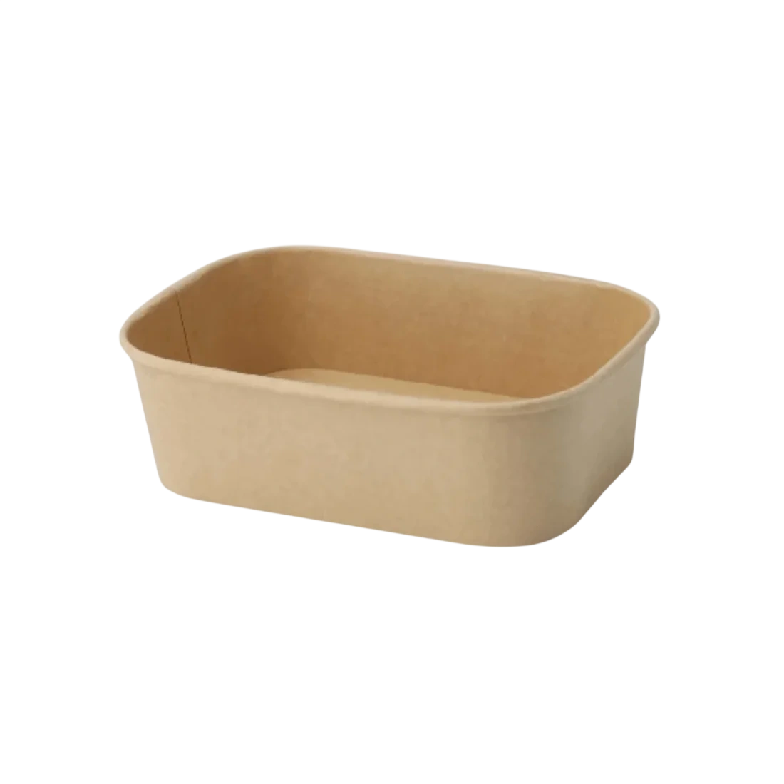 PakMax 750ML Kraft Paper Rectangular Bowl – KPRB-650-120 commercial kitchen equipment