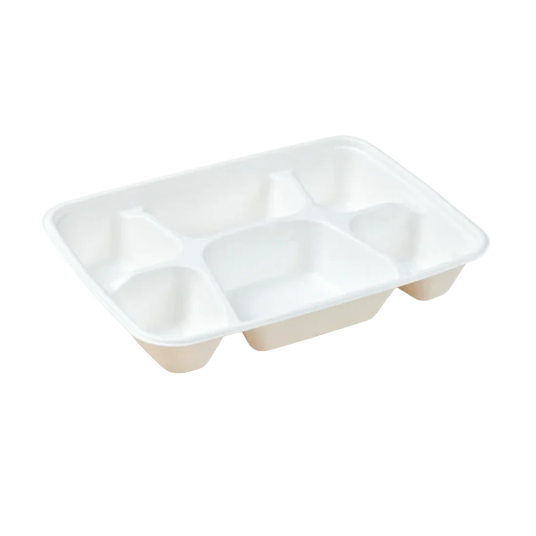 PakMax Sugarcane 6-Compartment Lunch Tray – LT-61 commercial kitchen equipment