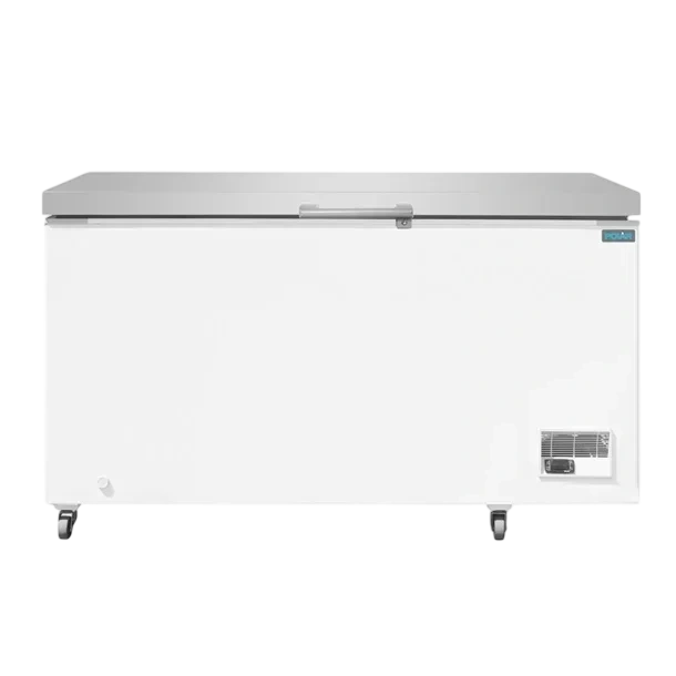 Chest Freezer with Stainless Steel Lid 378Ltr 1435mm | Polar GP897-A commercial kitchen equipment