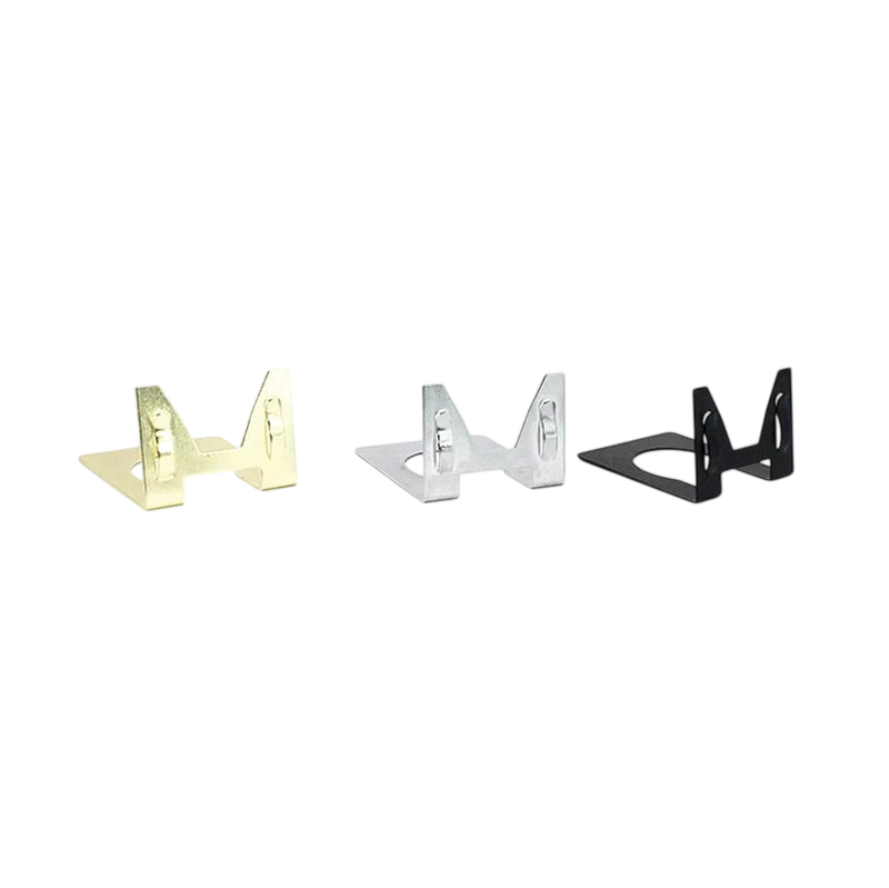 Kitchen Knock 631144 L-Shape Label Holder – Silver, 47×44mm