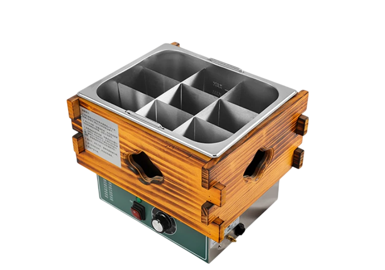 Kitchen Knock 621793 9-grid compartment Oden cooker