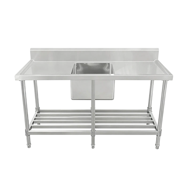 Kitchen Knock 622303 Single-Sink Bench – Right Sink, 600mm Depth, ASS-1260R
