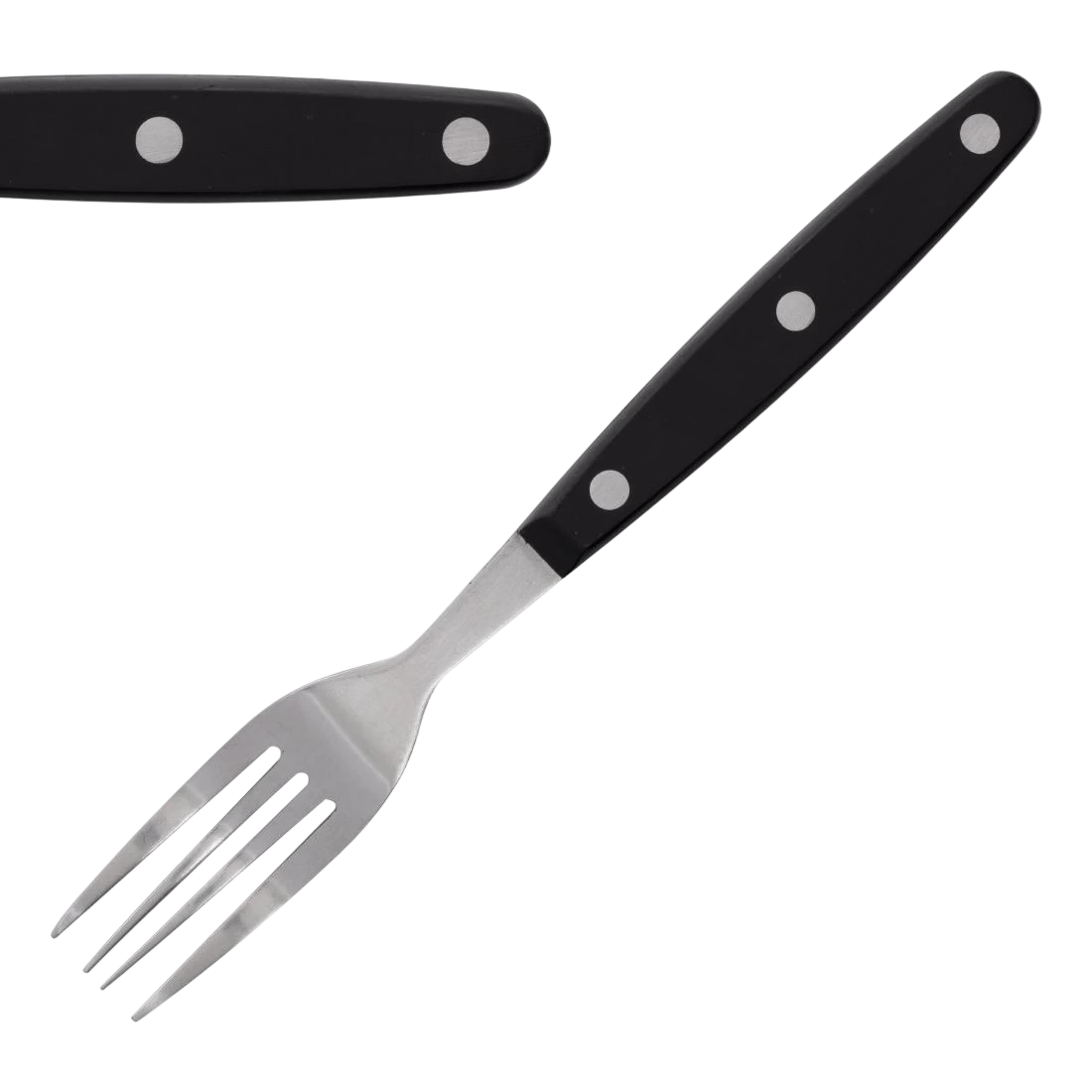 Olympia C135 Steak Forks Black - 200mm (Box 12)