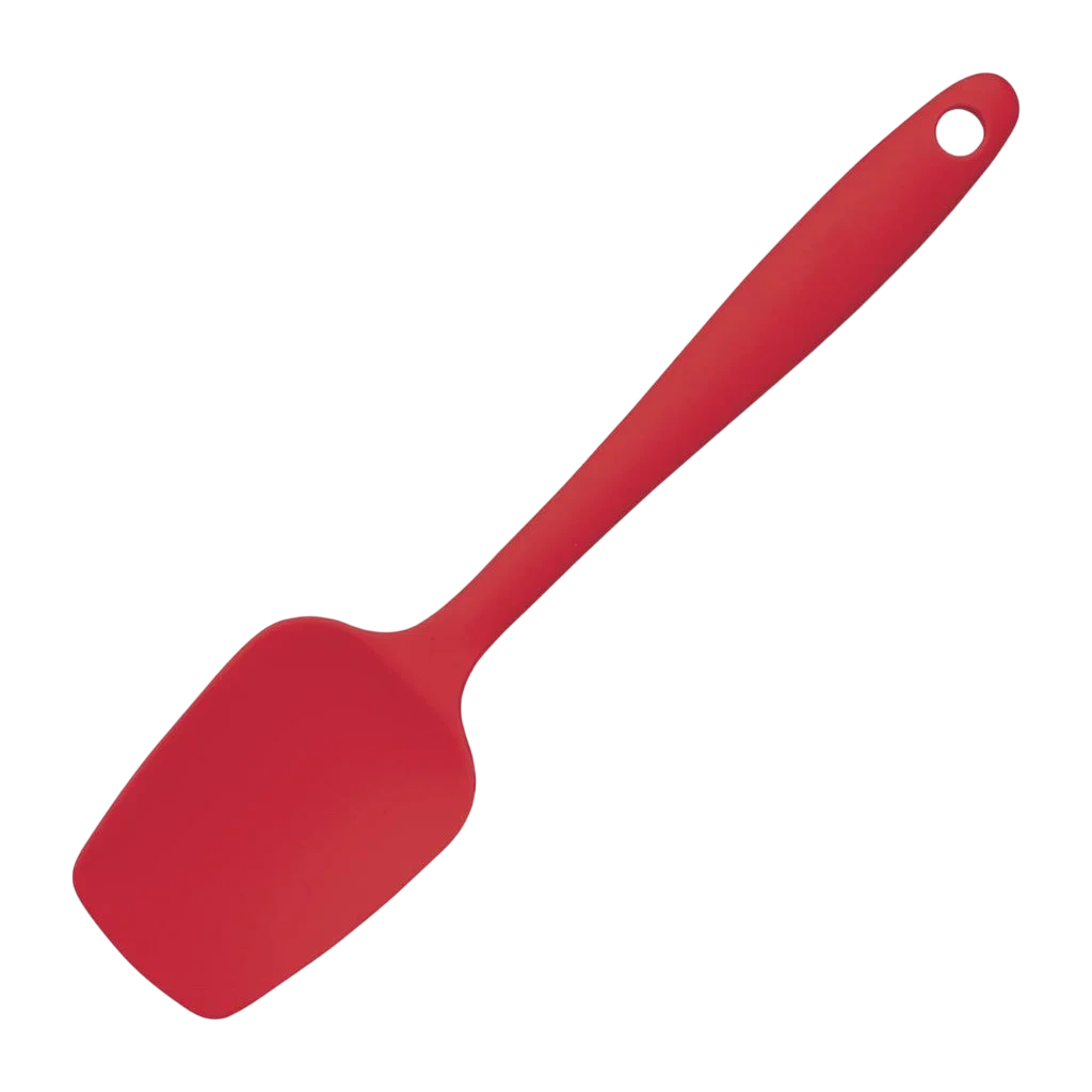 Vogue Silicone High Heat Mini Spoonula Red - 200mm 8" commercial kitchen equipment