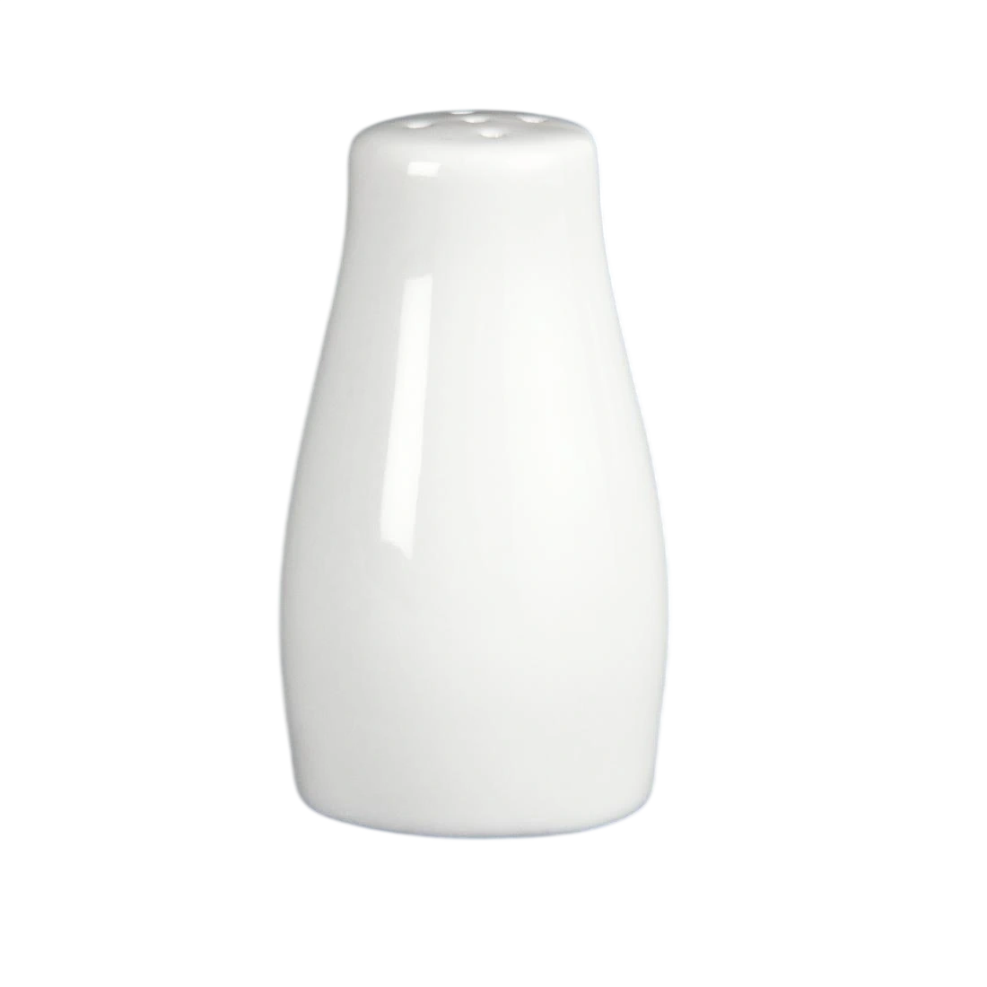 Olympia C214 Whiteware Pepper Shaker - 90mm 3 1/2" (Box 12)