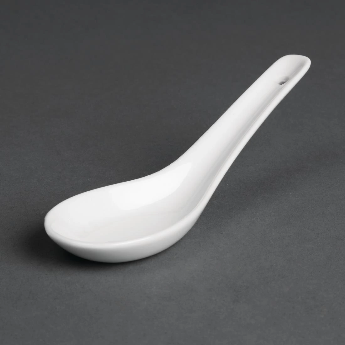 Olympia C325 Whiteware Rice Spoon (Box 24)