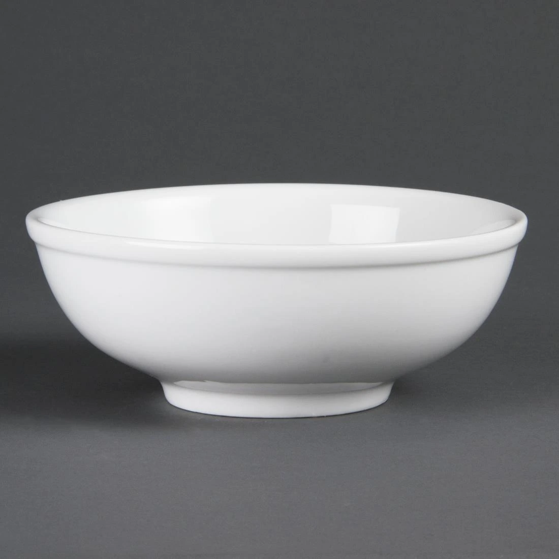 Olympia Noodle Bowl 19cm White Porcelain Pack 6 C329